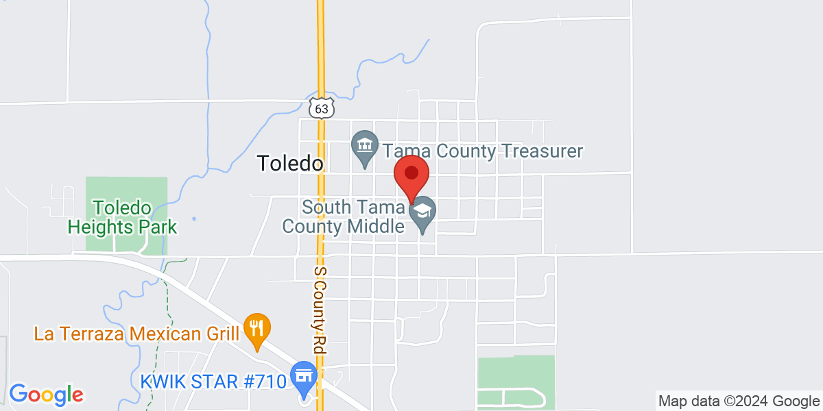 Map of Toledo Public Library